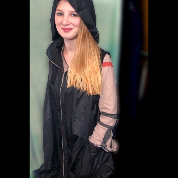 ❄️NWT STYLE Originally $90 Hooded Vest Dress Small - Picture 1 of 7